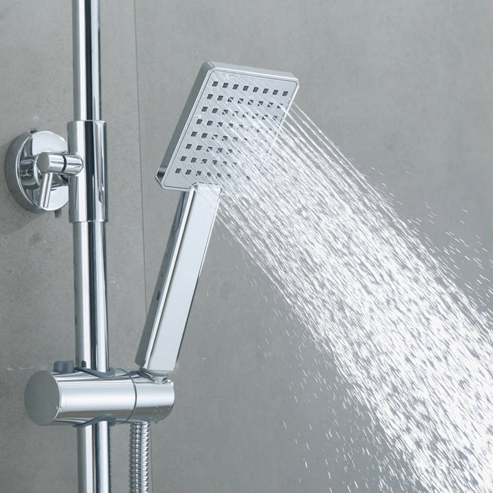 BowLift | Square Shower Head Combo Large Shower Head with Hand Shower