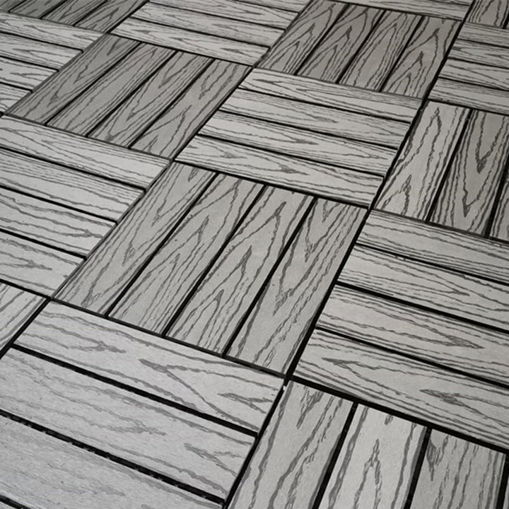 BowLift | 12" X 12" Deck/Patio floor tiles 4-Slat Square for outdoor patio tiles