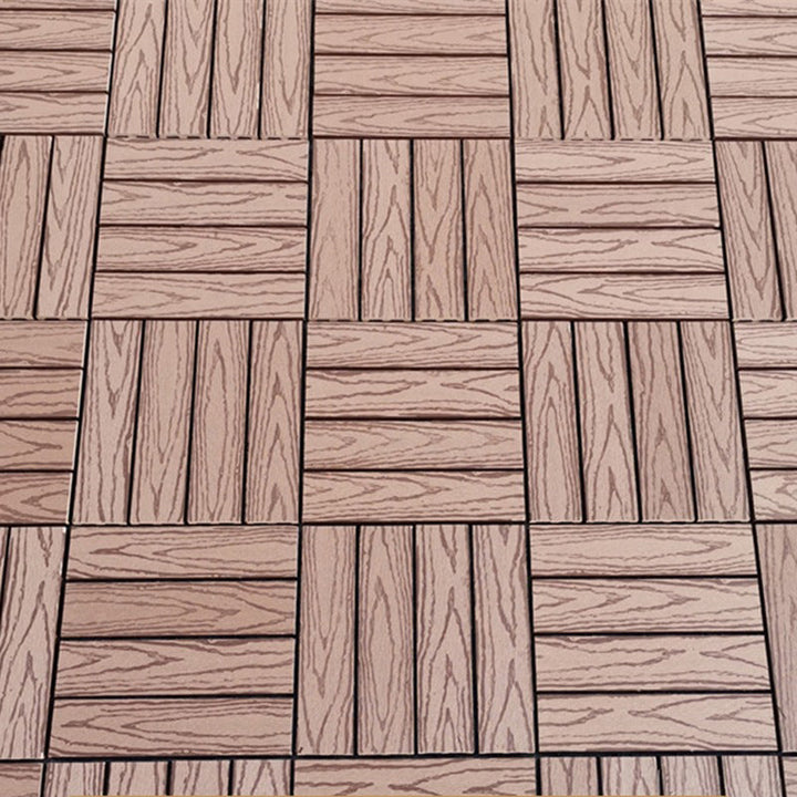 BowLift | 12" X 12" Deck/Patio floor tiles 4-Slat Square for outdoor patio tiles