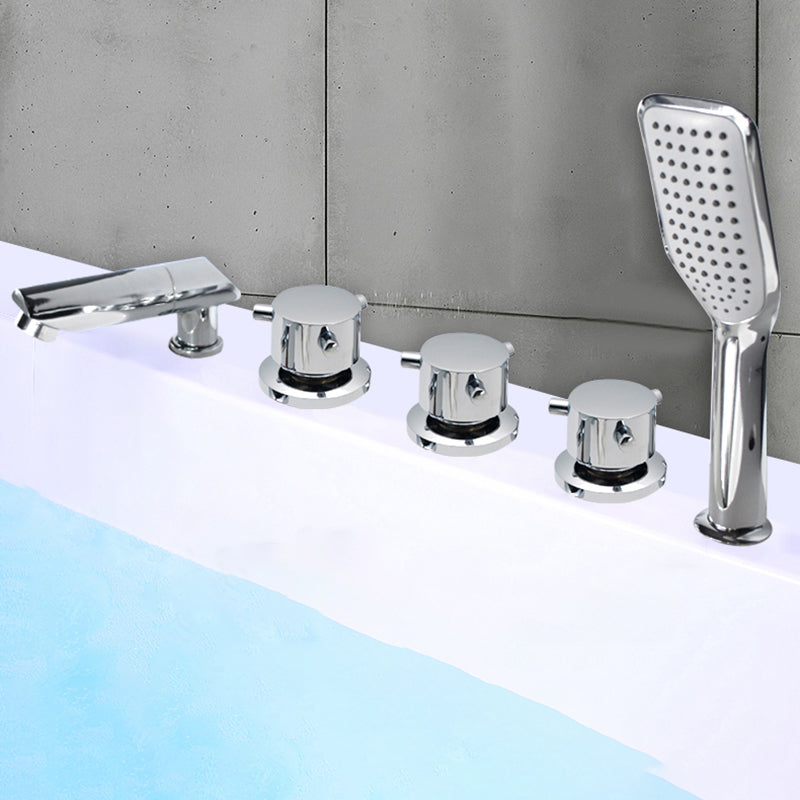 BowLift | Contemporary Style Bathroom Faucet Metal Deck Mounted Bathroom Faucet