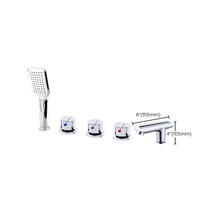 BowLift | Contemporary Style Bathroom Faucet Metal Deck Mounted Bathroom Faucet