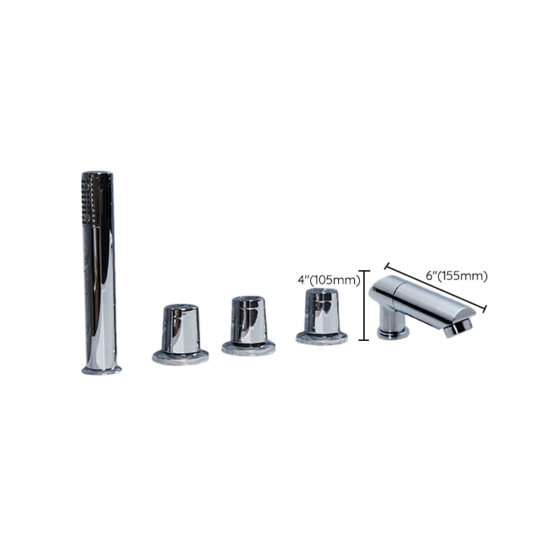 BowLift | Contemporary Style Bathroom Faucet Metal Deck Mounted Bathroom Faucet