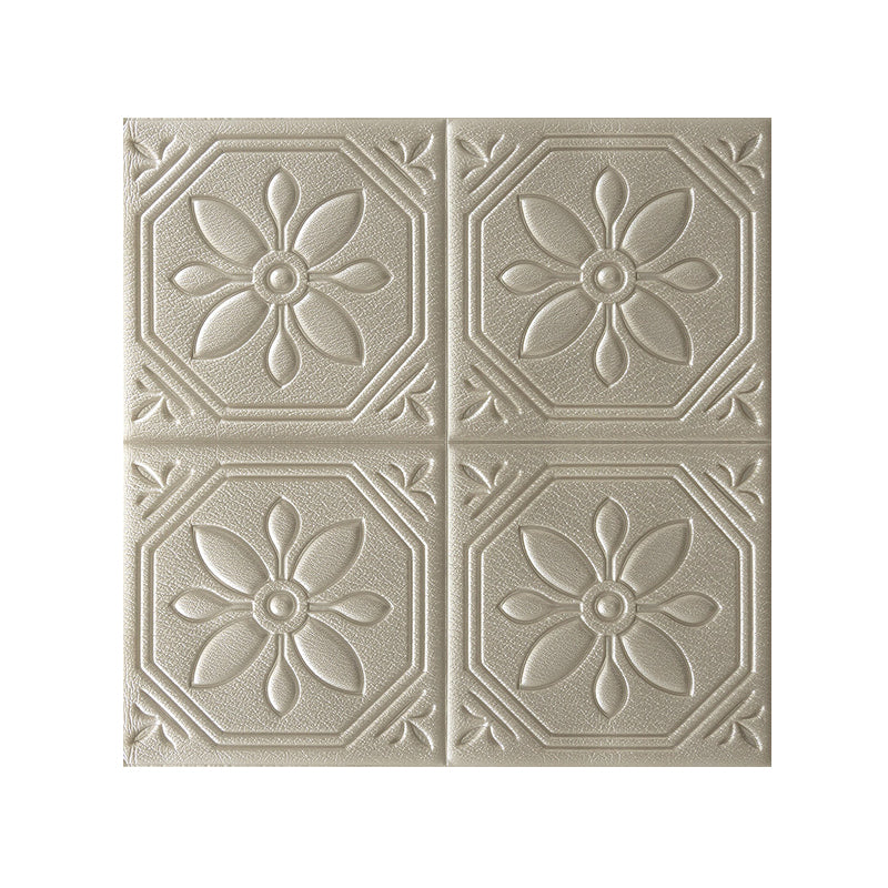 BowLift | Modern Wall Panel Floral 3D Print Peel and Stick Waterproof Wall Panels
