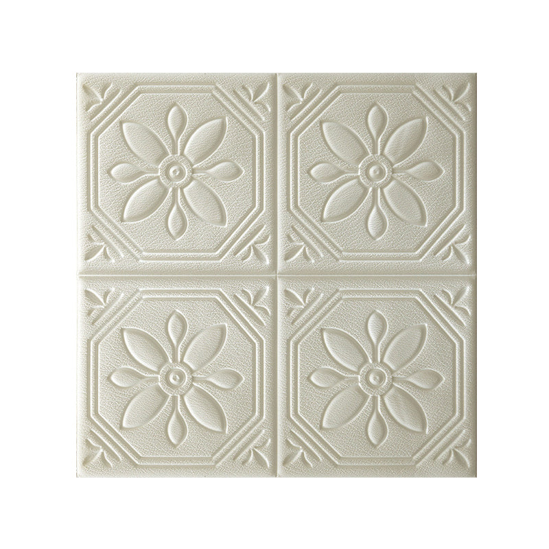 BowLift | Modern Wall Panel Floral 3D Print Peel and Stick Waterproof Wall Panels