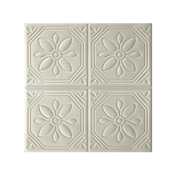 BowLift | Modern Wall Panel Floral 3D Print Peel and Stick Waterproof Wall Panels