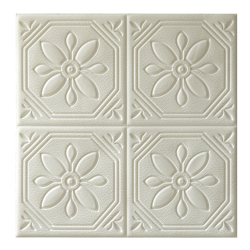 BowLift | Modern Wall Panel Floral 3D Print Peel and Stick Waterproof Wall Panels