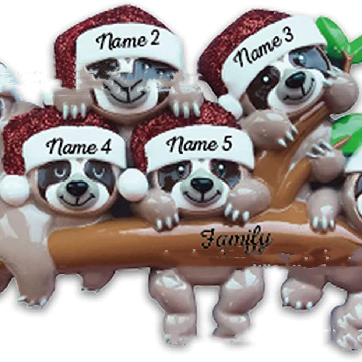 BowLift | Acrylic Personalized Family Christmas Ornament w.Koala Bears; One for each family member