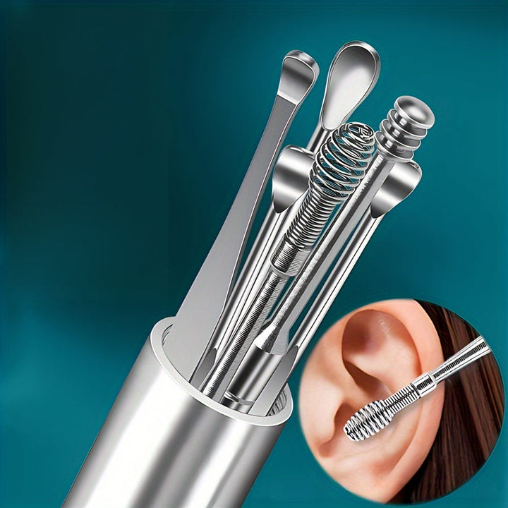 Ear cleaner set made of stainless steel | Bowlift