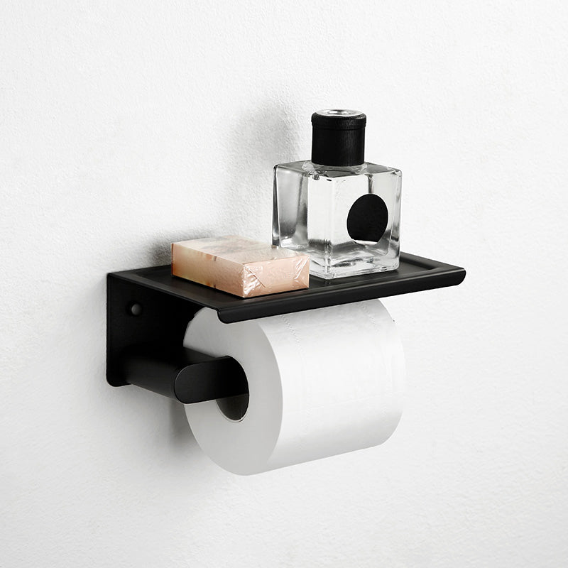 BowLift | Contemporary bathroom accessory single item or in set made of black metal