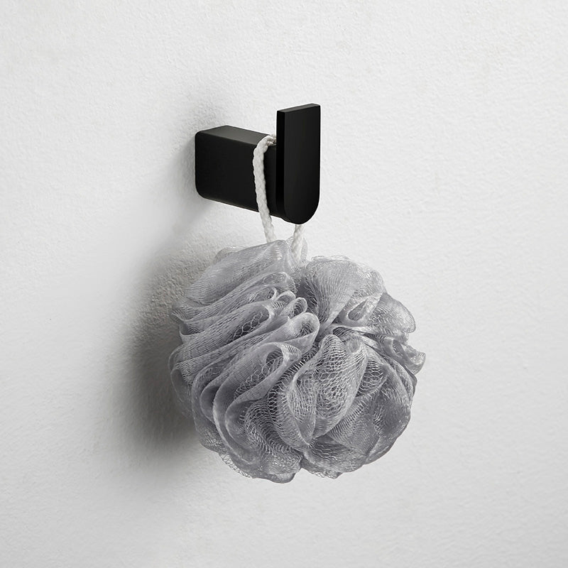 BowLift | Contemporary bathroom accessory single piece or in set made of black metal