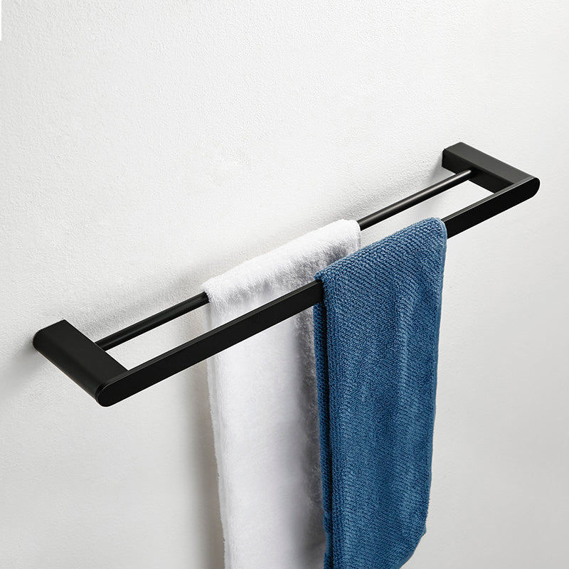 BowLift | Contemporary bathroom accessory single item or in set made of black metal