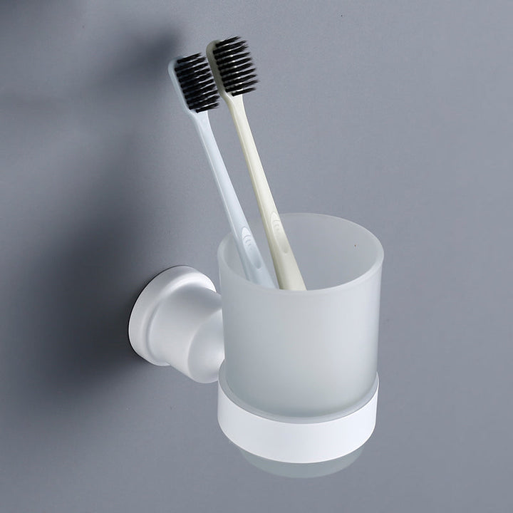 BowLift | Contemporary white bathroom accessories as a single piece or in a set