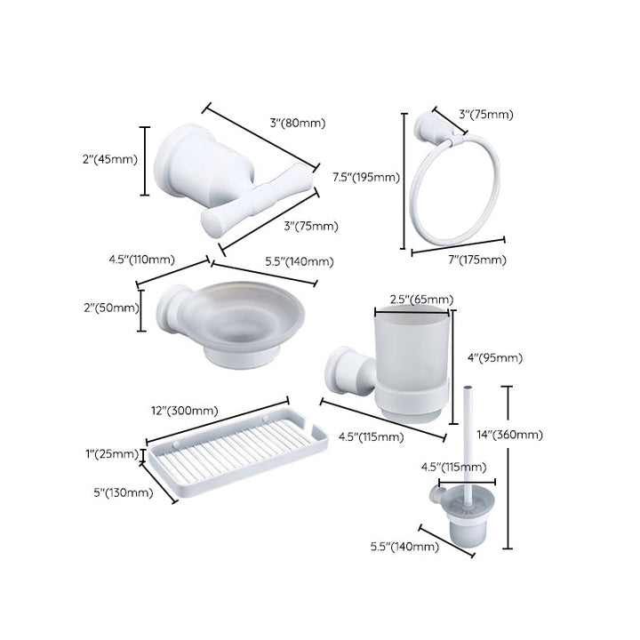 BowLift | Contemporary white bathroom accessories as a single piece or in a set