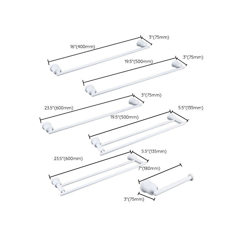 BowLift | Contemporary white bathroom accessories as a single piece or in a set