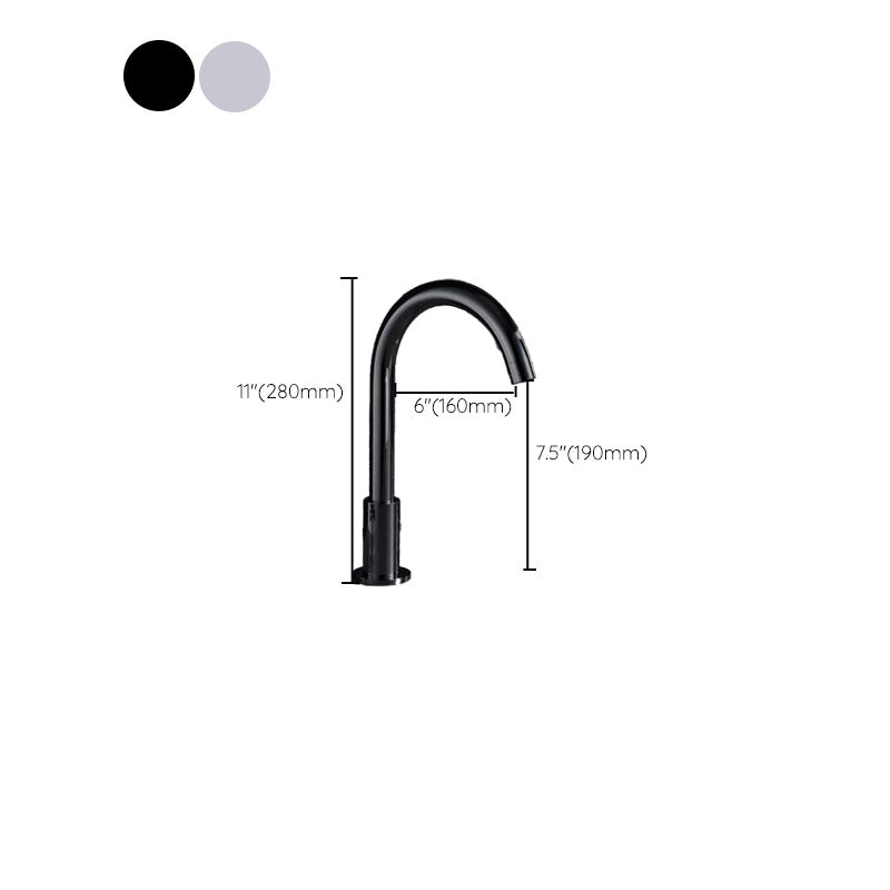 BowLift | Contemporary Bathroom Faucet Deck Mount Copper Low Arc Swivel Roman Bathtub Faucet Set