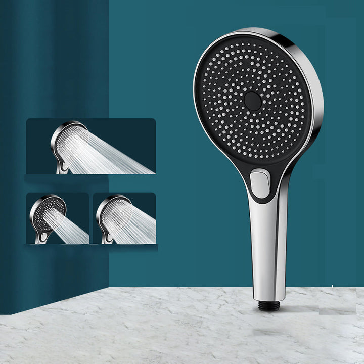 BowLift | Modern Round Hand Shower Adjustable Spray Pattern Wall Mounted Hand Shower