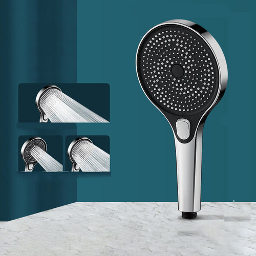 BowLift | Modern Round Hand Shower Adjustable Spray Pattern Wall Mounted Hand Shower