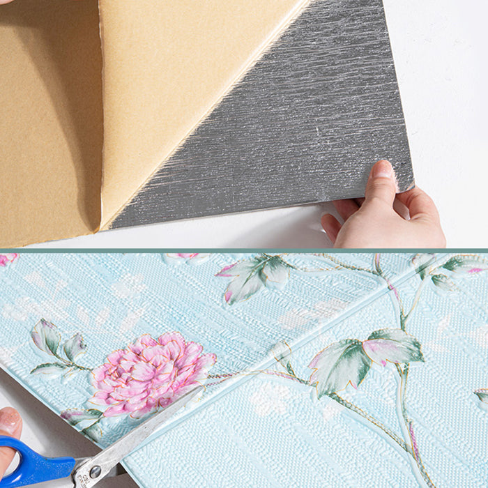 BowLift | Modern Wall Panel 3D Floral Print Peel and Stick Waterproof Wall Covering