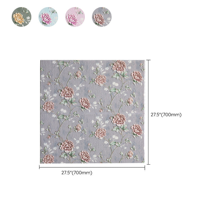 BowLift | Modern Wall Panel 3D Floral Print Peel and Stick Waterproof Wall Covering