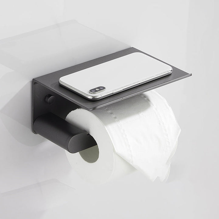 BowLift | Modern Gray Bathroom Accessory as Individual Piece or as Set Made of Metal