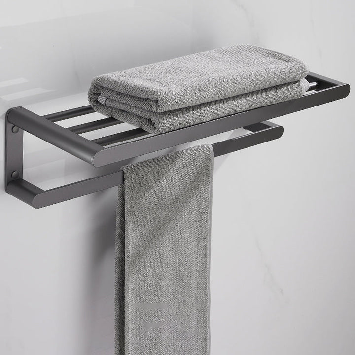 BowLift | Modern Gray Bathroom Accessory as Individual Piece or as Set Made of Metal