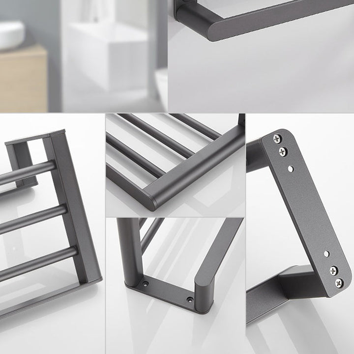 BowLift | Modern Gray Bathroom Accessory As a Single Piece or As a Set Made of Metal