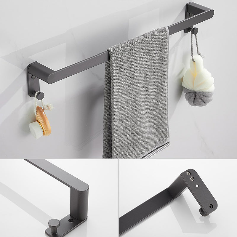 BowLift | Modern Gray Bathroom Accessory as Individual Piece or as Set Made of Metal