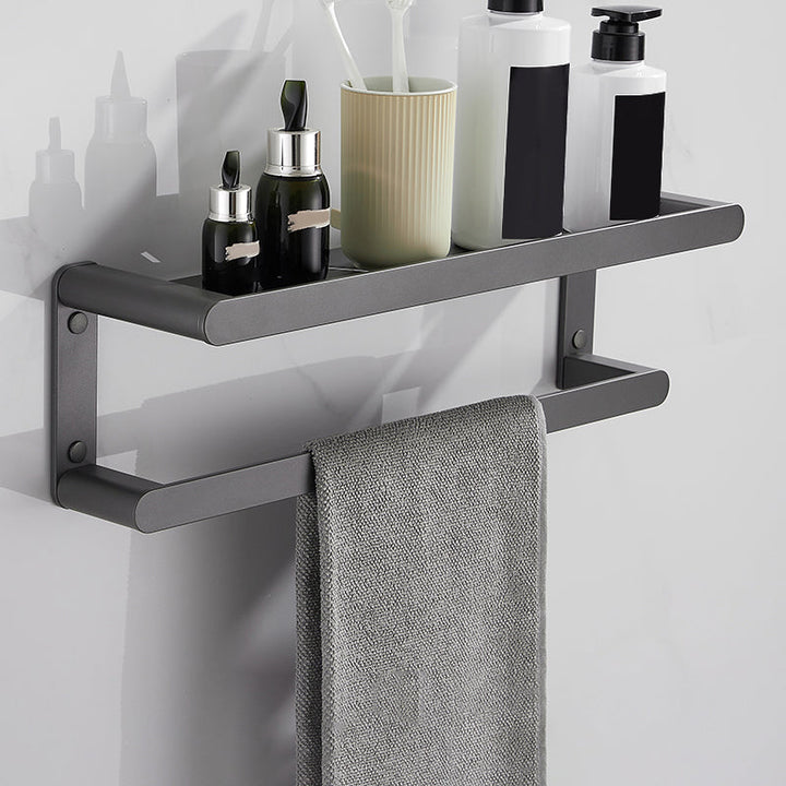 BowLift | Modern Gray Bathroom Accessory as Individual Piece or as Set Made of Metal