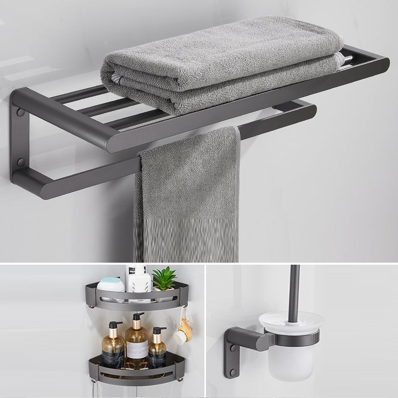BowLift | Modern Gray Bathroom Accessory As a Single Piece or As a Set Made of Metal