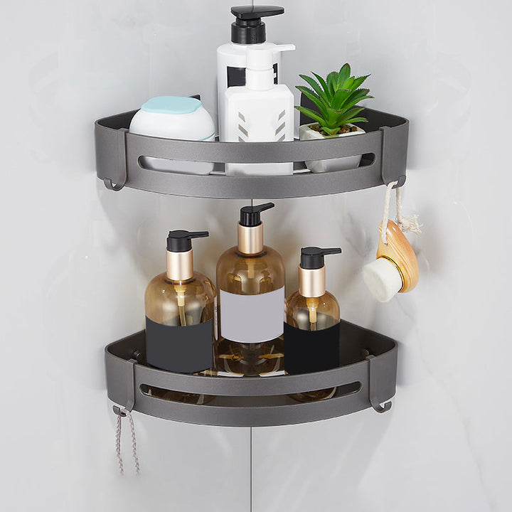 BowLift | Modern Gray Bathroom Accessory as Individual Piece or as Set Made of Metal