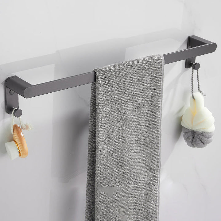 BowLift | Modern Gray Bathroom Accessory as Individual Piece or as Set Made of Metal