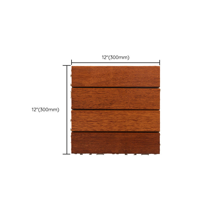 BowLift | 4-Slat Wood Deck/Patio Floor Tiles Interlocking Installation Floor Tiles