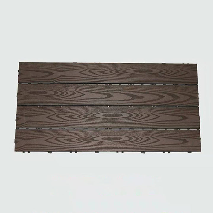 BowLift | 12" X 24" Deck/Pavement Floor Tiles 4-Slat Decking Tiles