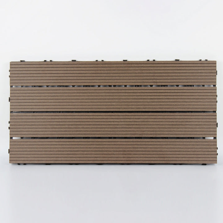 BowLift | 12" X 24" Deck/Pavement Floor Tiles 4-Slat Decking Tiles