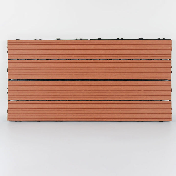 BowLift | 12" X 24" Deck/Pavement Floor Tiles 4-Slat Decking Tiles