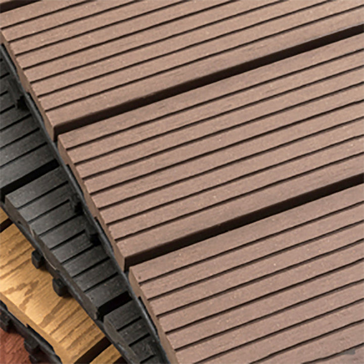 BowLift | 12" X 24" Deck/Pavement Floor Tiles 4-Slat Decking Tiles