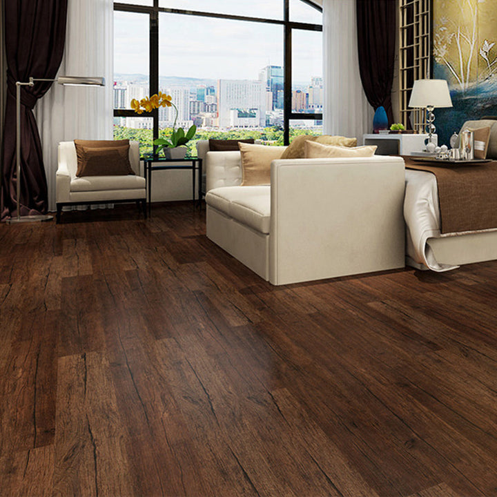 BowLift | Rectangle PVC Flooring Smooth Peel and Stick Wood Look Vinyl Floor