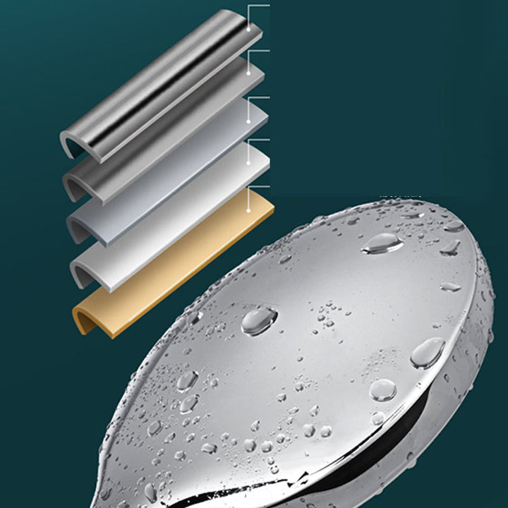 BowLift | Modern Round Hand Shower 3 Spray Patterns Wall Mounted Hand Shower