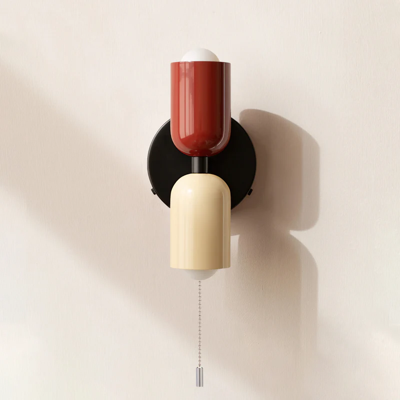 BowLift | Wall Light Modern Dual Glass Sconce Fixture