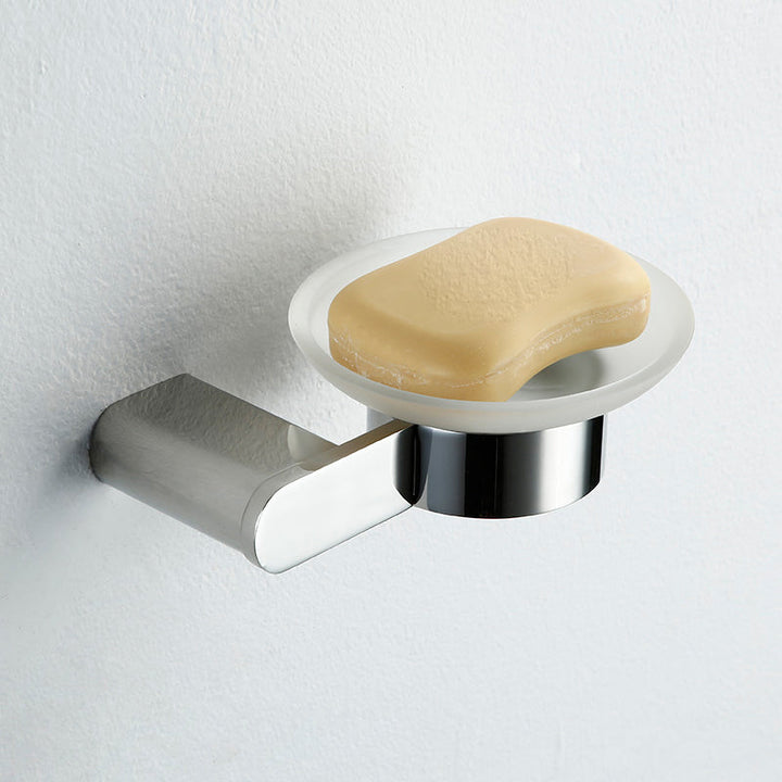 BowLift | Contemporary bathroom accessories single item or in set in silver