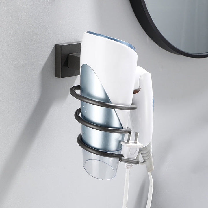 BowLift | Contemporary bathroom accessories single piece or in a set made of gray metal