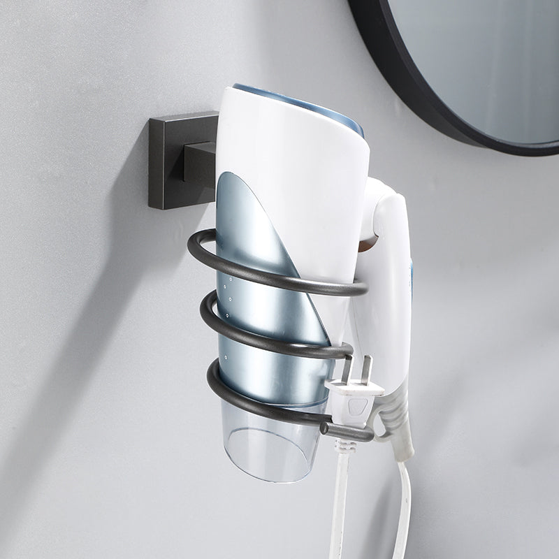 BowLift | Contemporary bathroom accessories single piece or in a set made of gray metal