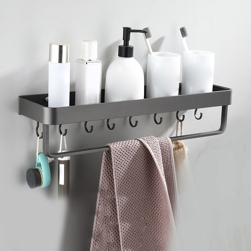 BowLift | Contemporary bathroom accessories single piece or in a set made of gray metal