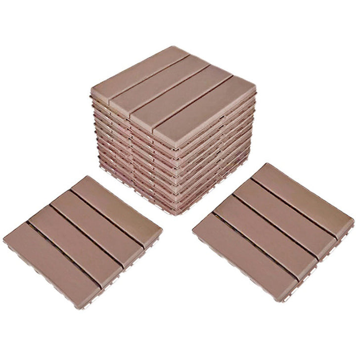 BowLift | 4-Slat 12" X 12" PVC Floor Tiles Connection Installation Floor Tiles