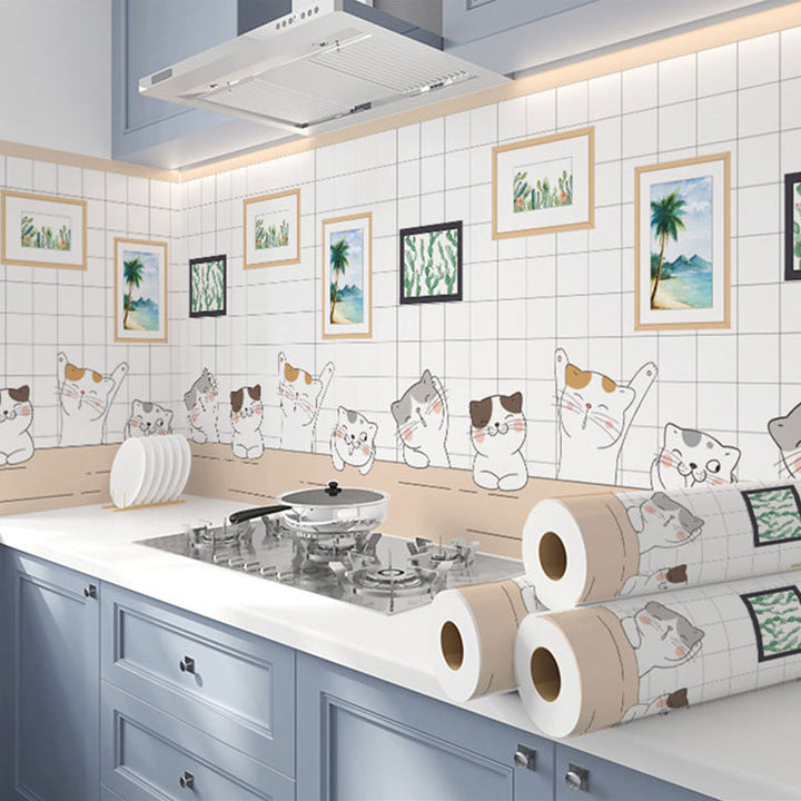 BowLift | Square Mosaic Peel & Stick Tiles Stain Resistant Kitchen Backsplash Tiles