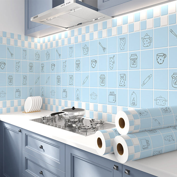BowLift | Square Mosaic Peel & Stick Tiles Stain Resistant Kitchen Backsplash Tiles