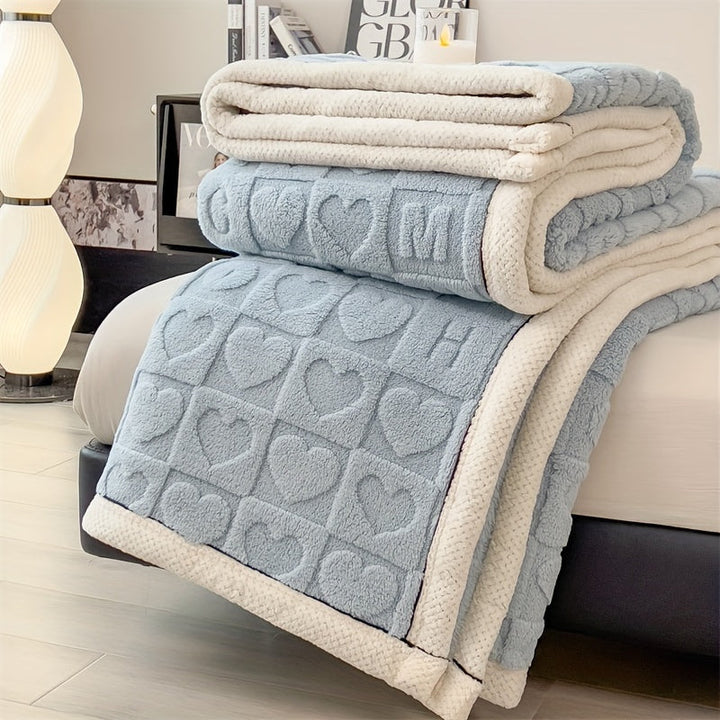 CozyCoral – Luxury Fleece Blanket for All Seasons Bowlift