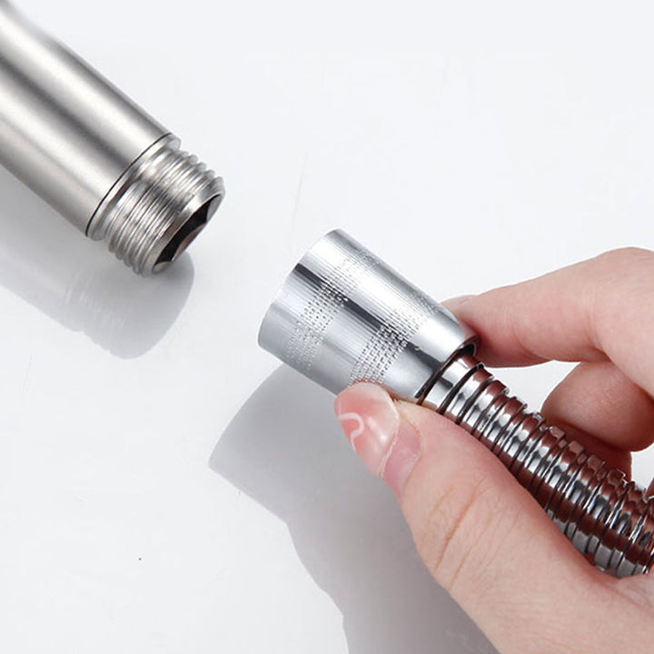 BowLift | Round Water Filtration Handheld Shower Medium Flow Stainless Steel Handheld Shower