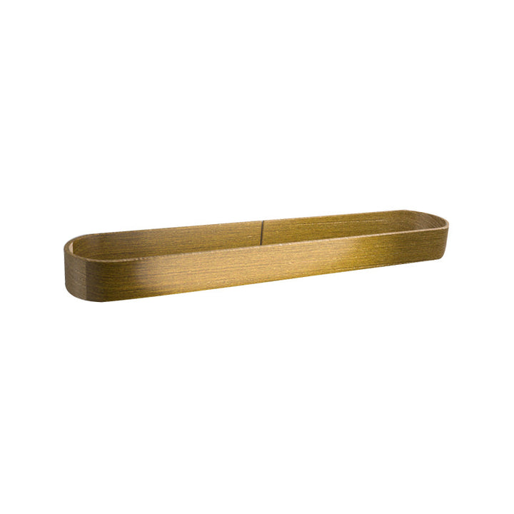 BowLift | 2-piece modern bathroom hardware set in gold/black, towel holder