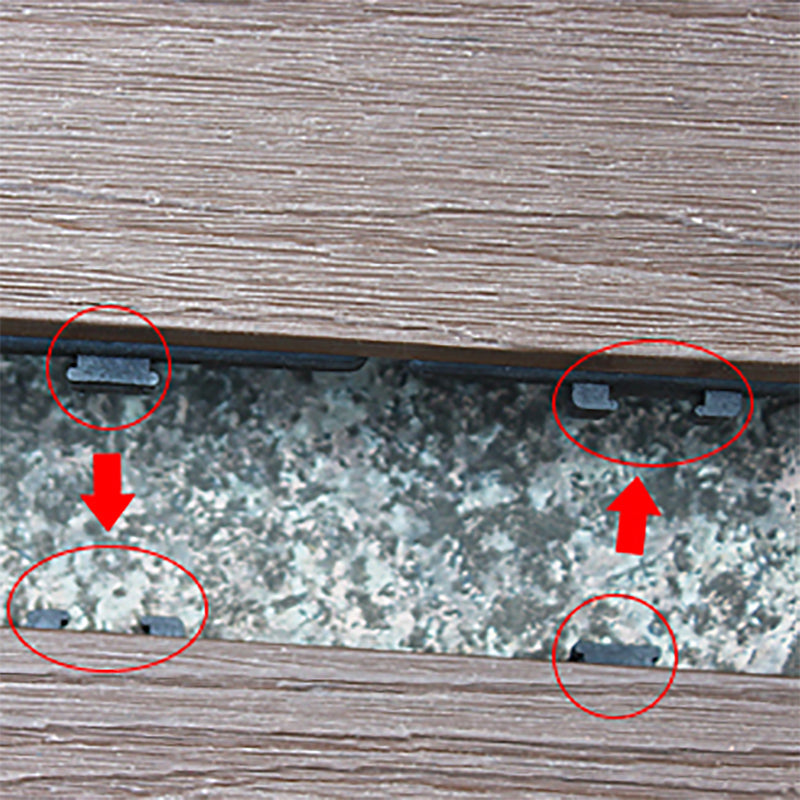 BowLift | Outdoor Ground Board Strips Composite Waterproof Square Deck Board